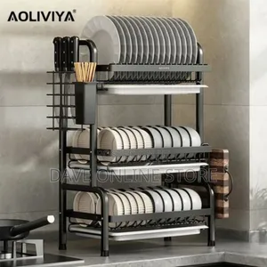 3 Tier Plate Rack Dish Drainer Dish Drainer Rack Holder