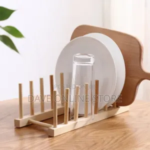 Bamboo Dish Rack -Plate Rack-Wooden