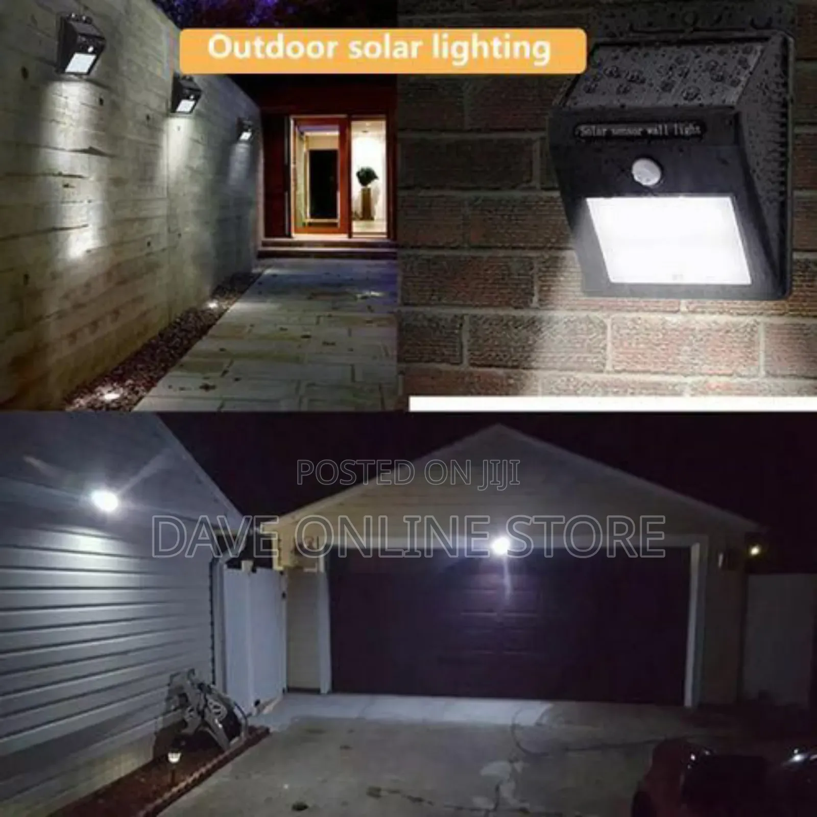New 30 LED Solar Powered Wall Light Sensor Outdoor Lamp