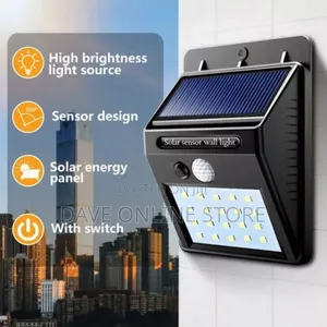 New 30 LED Solar Powered Wall Light Sensor Outdoor Lamp