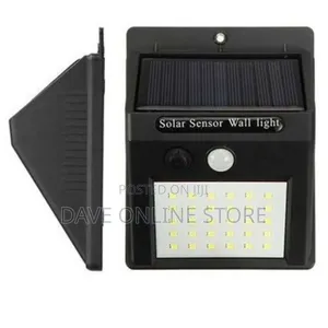 30 LED Solar Powered Wall Light Sensor Outdoor Lamp