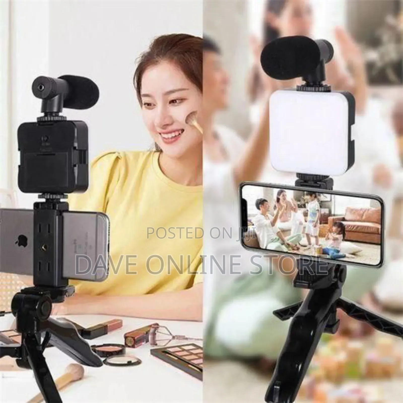 Mobile Live Broadcast Selfie Microphone Stand