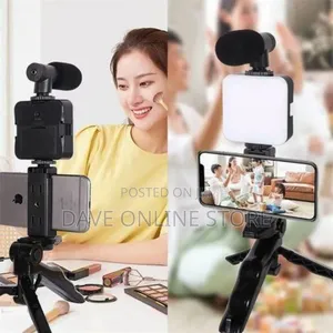 Mobile Live Broadcast Selfie Microphone Stand