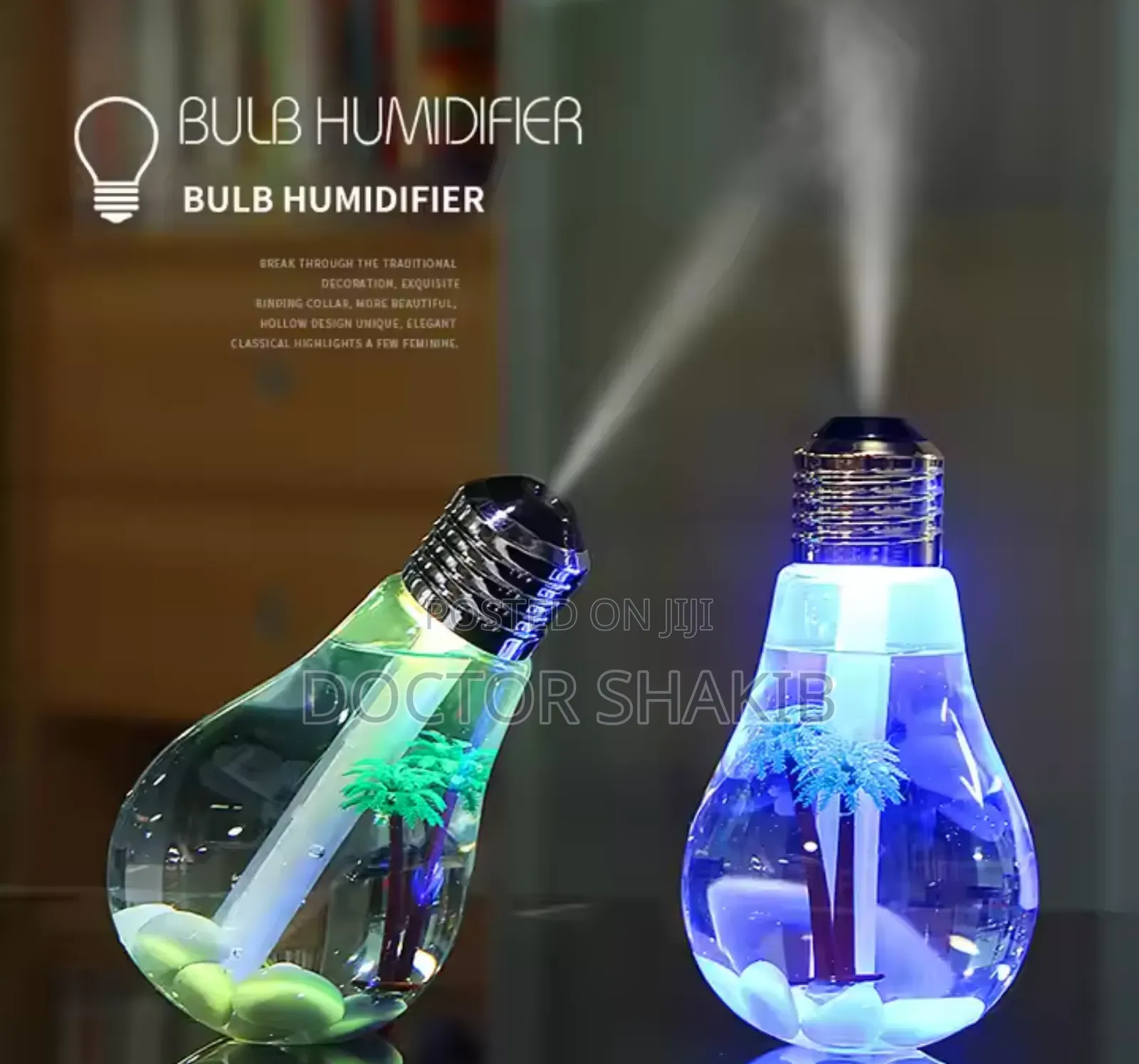 Usb Air Humidifier Moisture Decorative Light Bulb