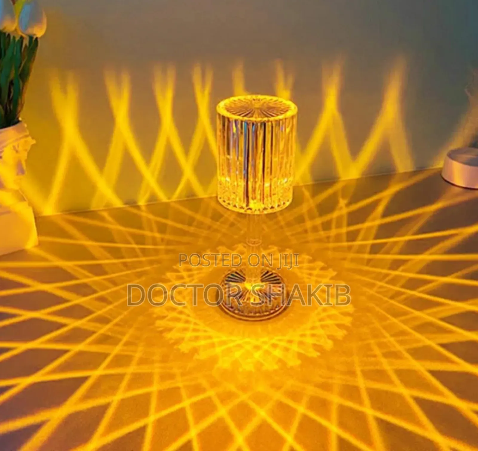 Diamond Crystal USB Rechargeable Decorative Lamps