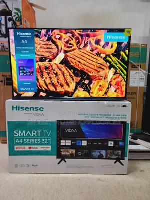 New Flameless Hisense 32inches Smart Tv