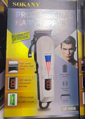 Unequaled High Tech Sokany Professional Hair Clipper