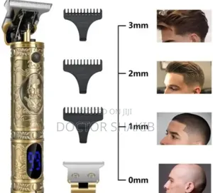 Metal Zero Pitch Professional Vintage Hair Clipper