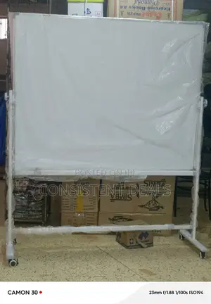 120x150cm Seminar White Board With Stand, Markers