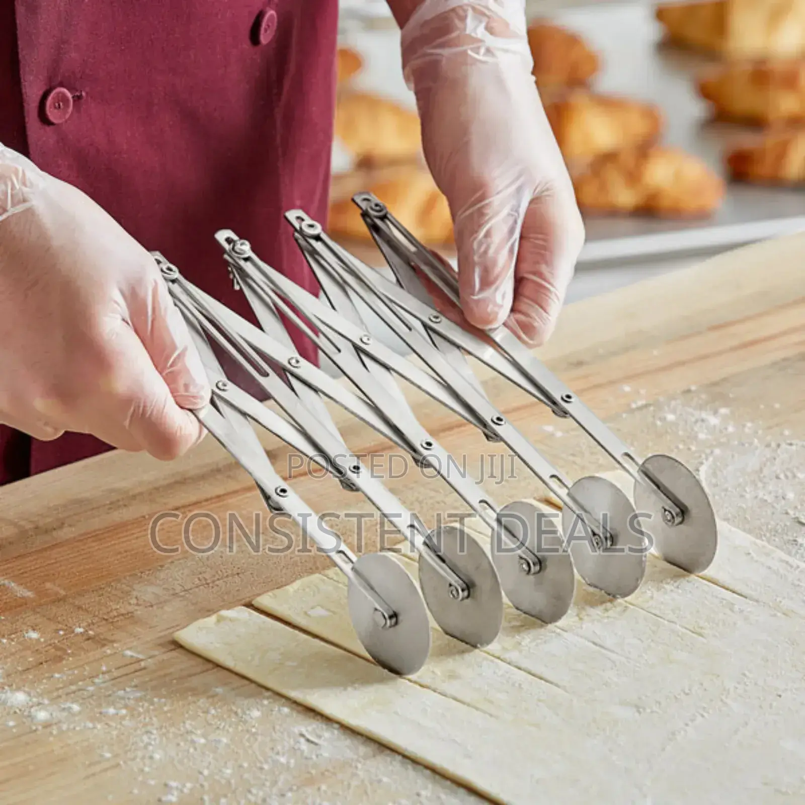 Stainless Steel 5 Wheel Pastry Cutter