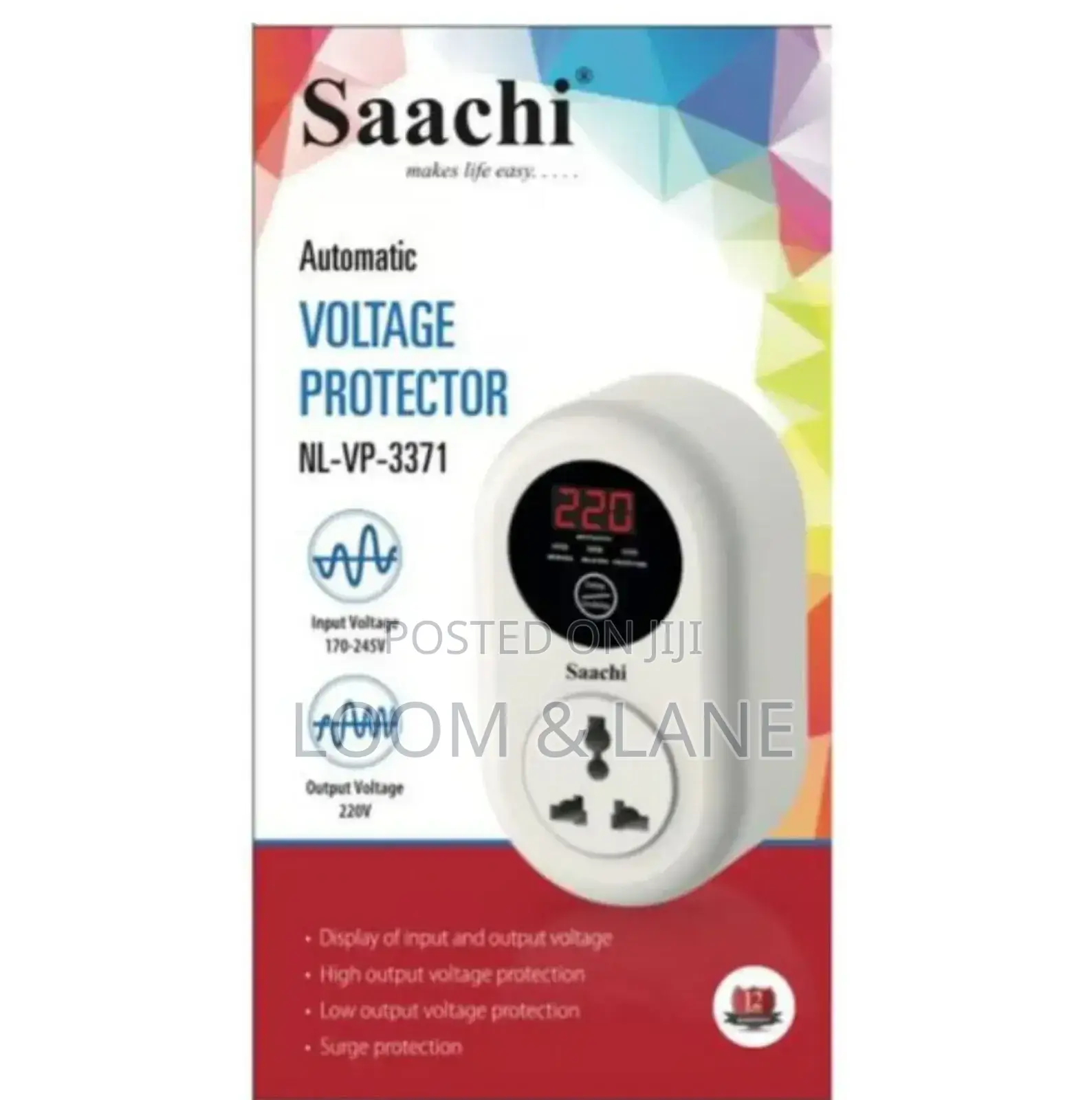 Saachi Automatic Voltage Protector (NL-VP-3771)