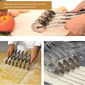 5 Wheel Stainless Steel Adjustable Pastry Cutter