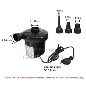 Lectric Air Pump for Inflatables Air Mattress Bed Boat