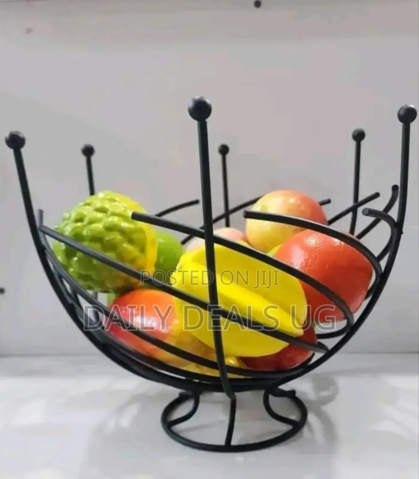 Kitchen Metallic Fruit Basket