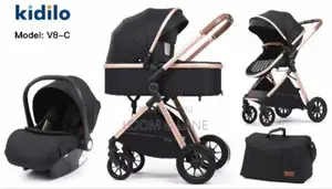 Kidilo Luxury Foldable Baby Stroller