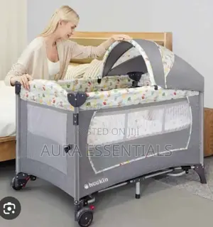 Baby Crib Portable 2 Level Baby Bed
