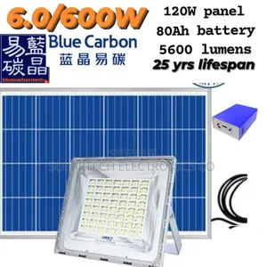 600W Blue Carbon Solar Wawa Flood Lights Fir
