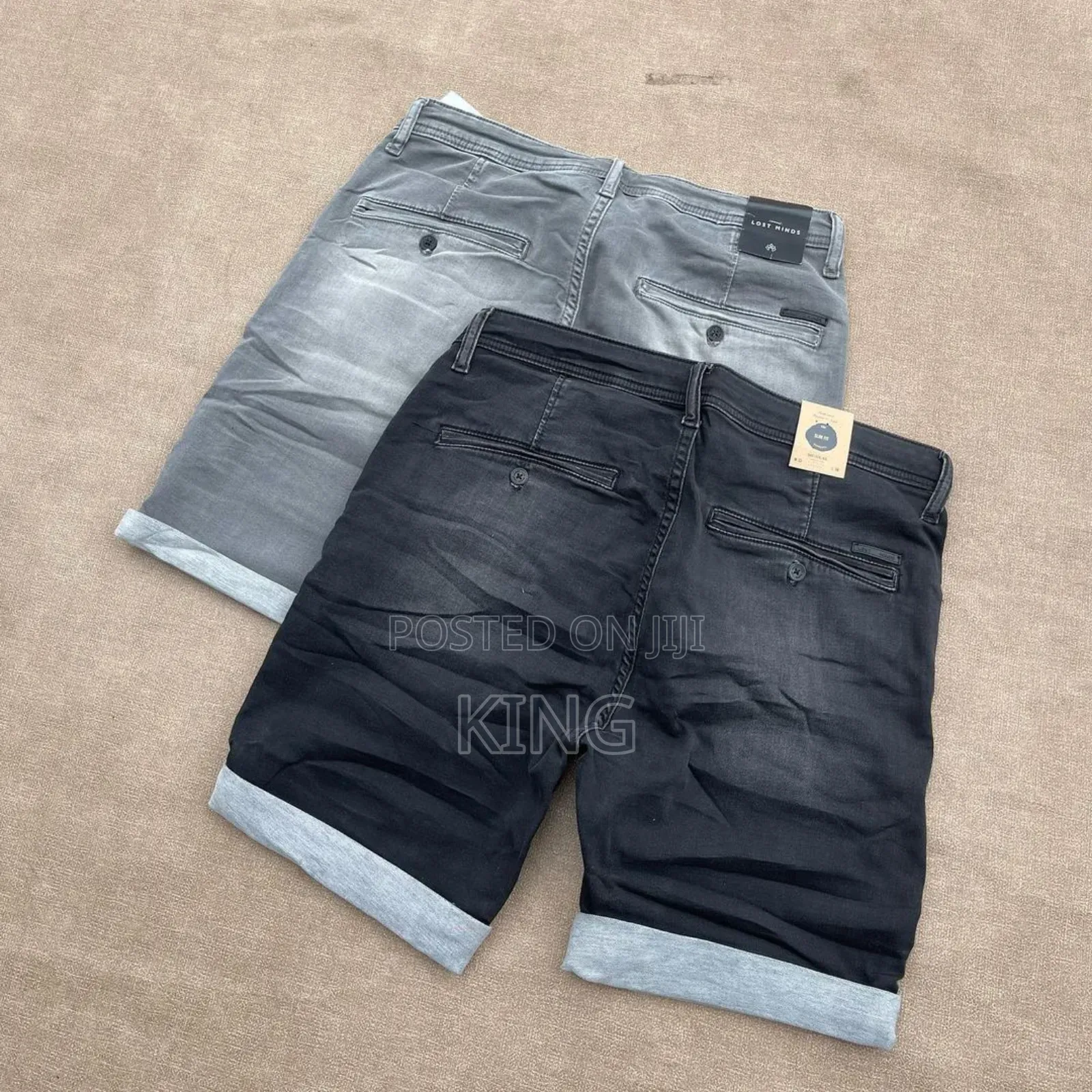 Men’S Harvey Short Jeans. 2in1