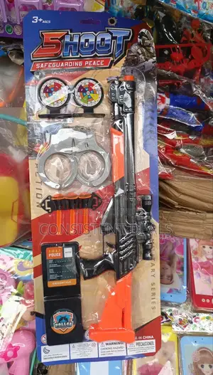 Kids Toy Safe Guarding Police Gun