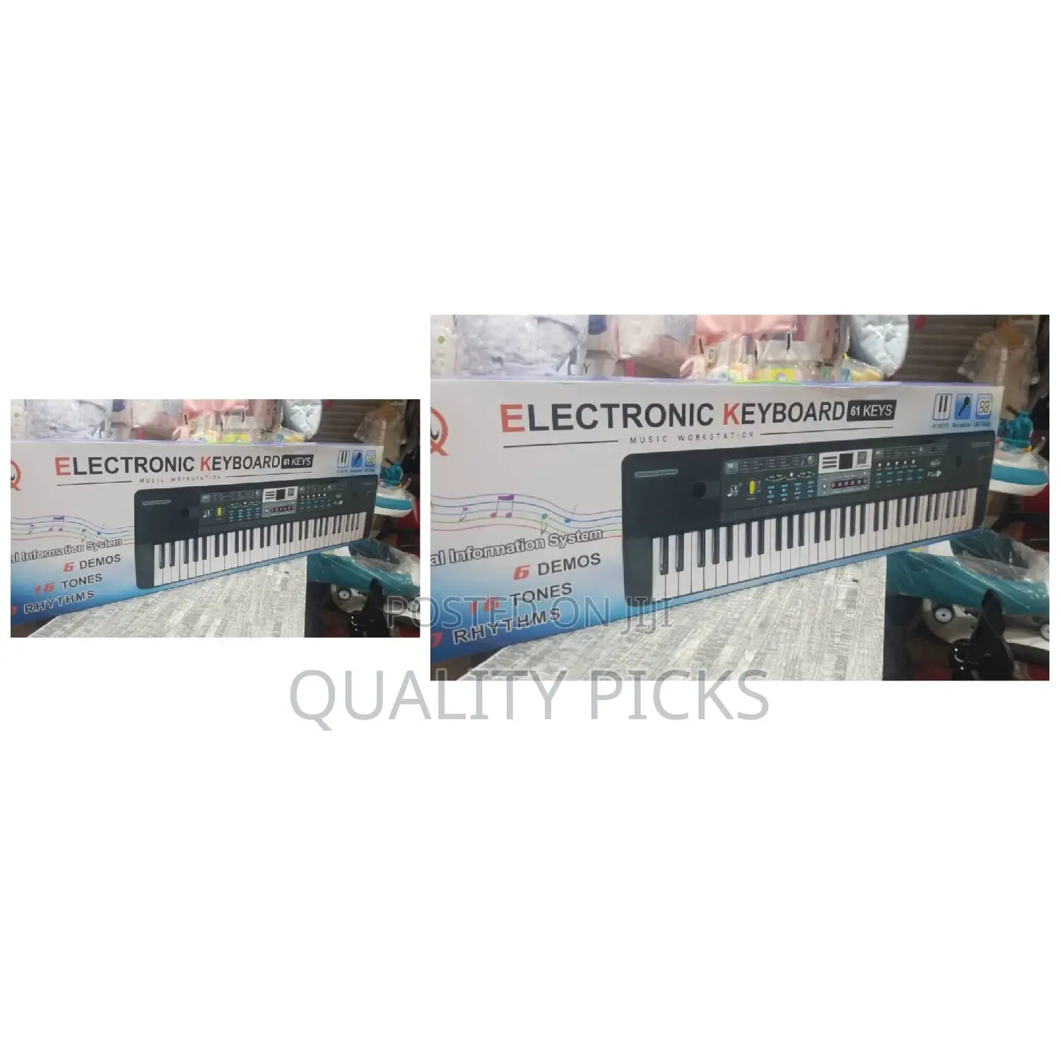Electric Keyboard With Microphone