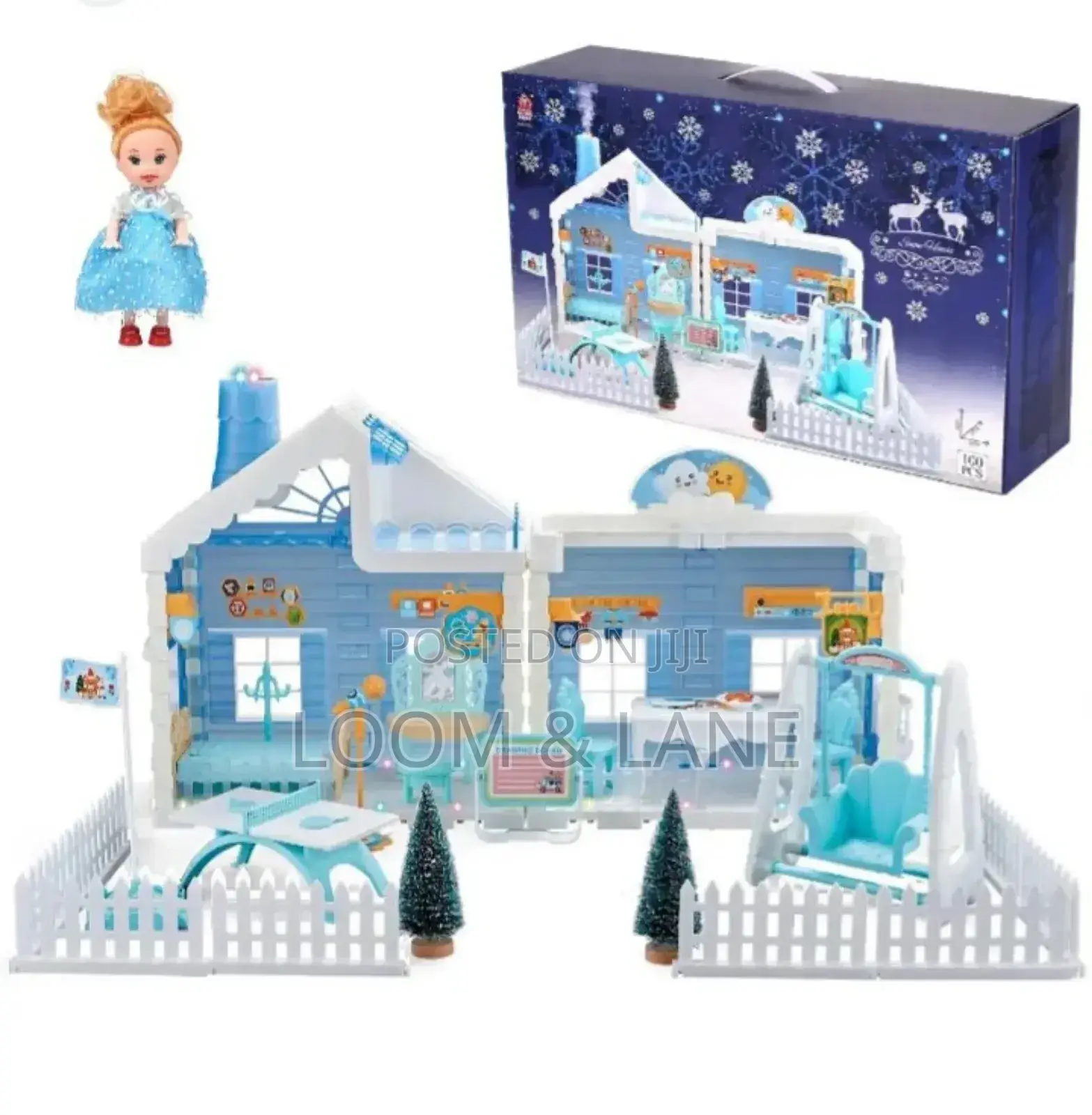 Snow Horse Lighting Spray Villa Set Toy