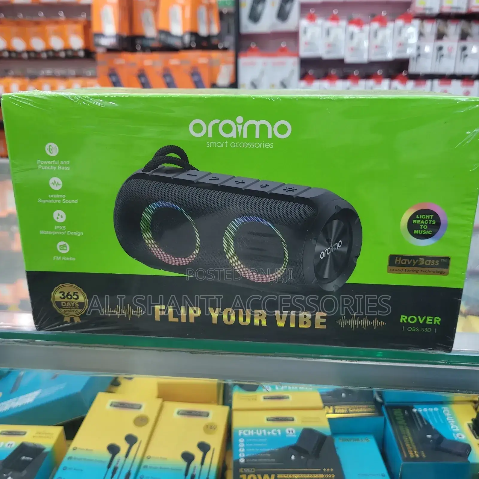 Deep Bass Oraimo Bluetooth and Wireless Speaker