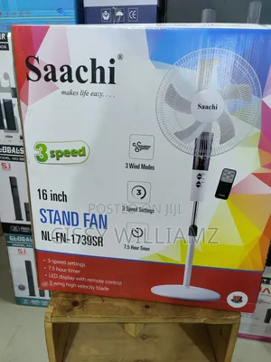 Saachi 3 Speed 3 Wind Modes Stand Fan/Electric Stand Fan