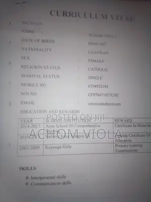 Registered Midwives to Work in Bweyogerere