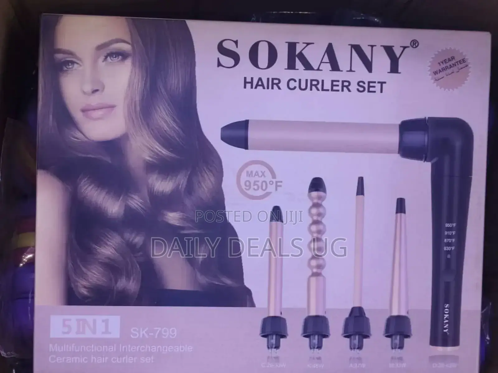 Electric Sokany Hair Curler Set