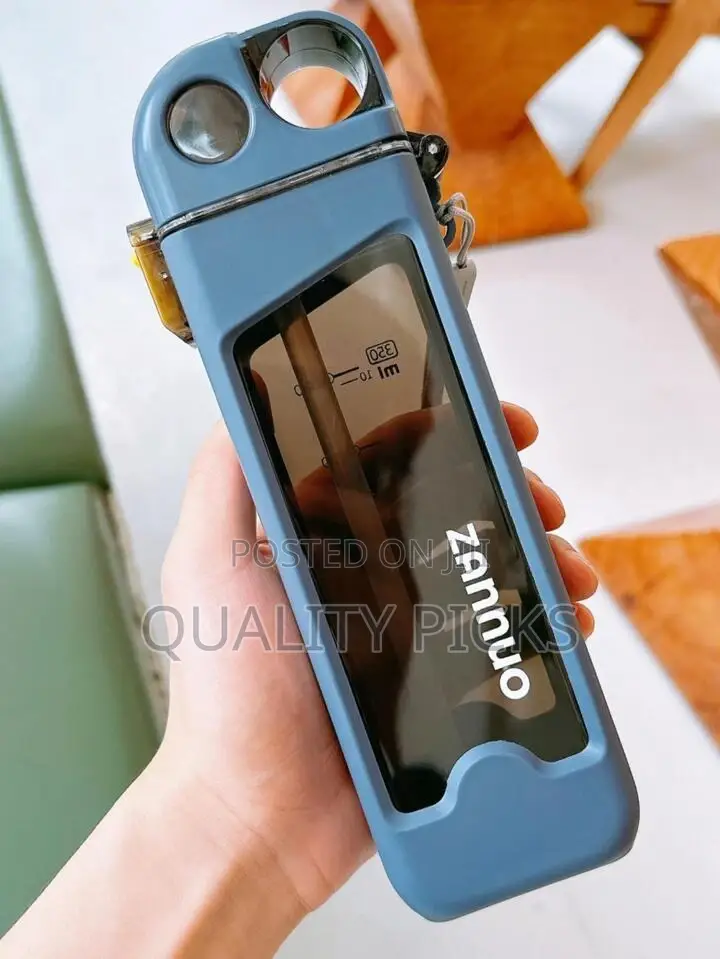 Rectangular Straw Bottle