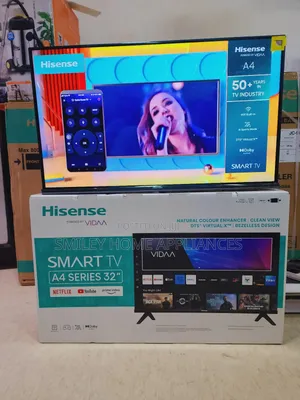 Brandnew Flameless Hisense Smart Tv 32inches
