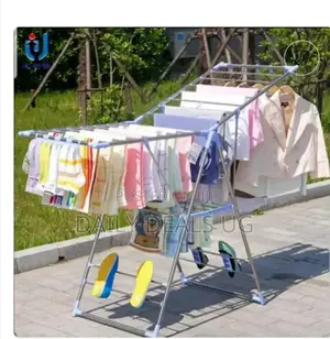 Metallic Dry Clothes Rack