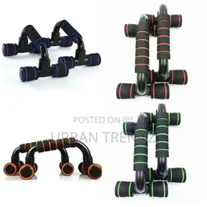 2pcs Cushioned Pushup Handle Grips/Color Varies-