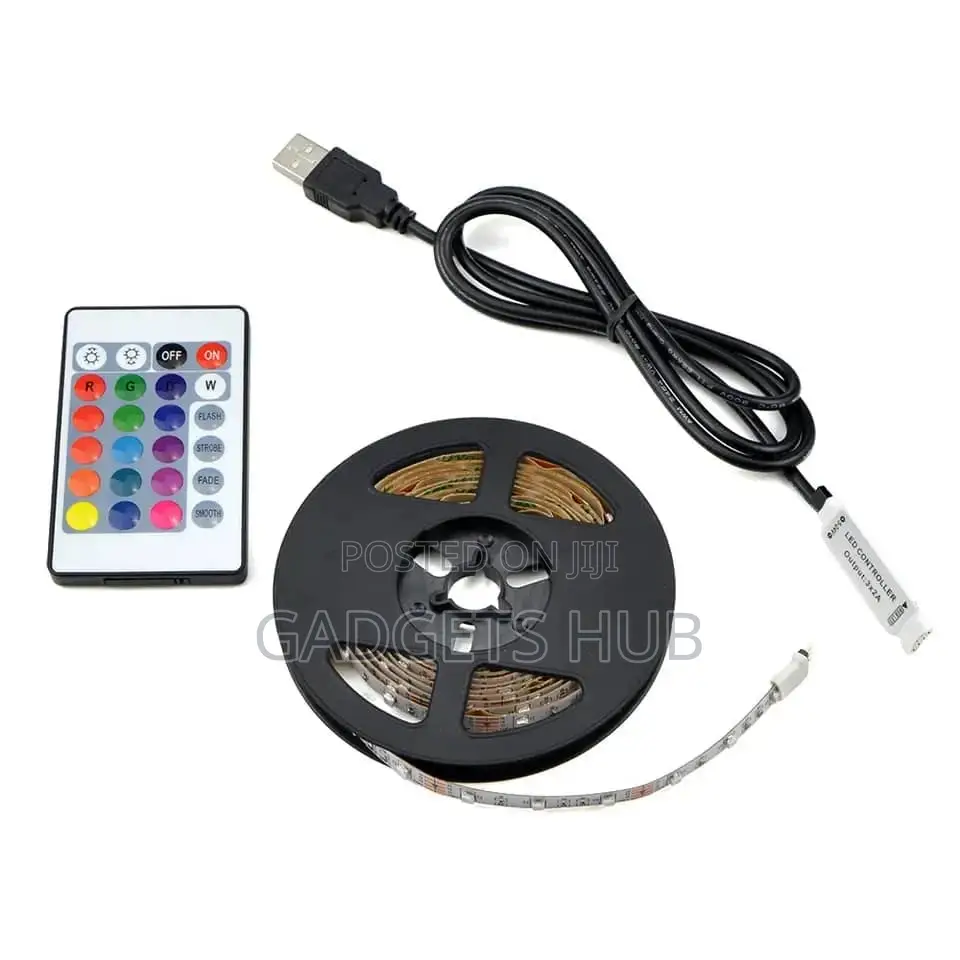 5M USB LED Strip Light RGB Flexible LED