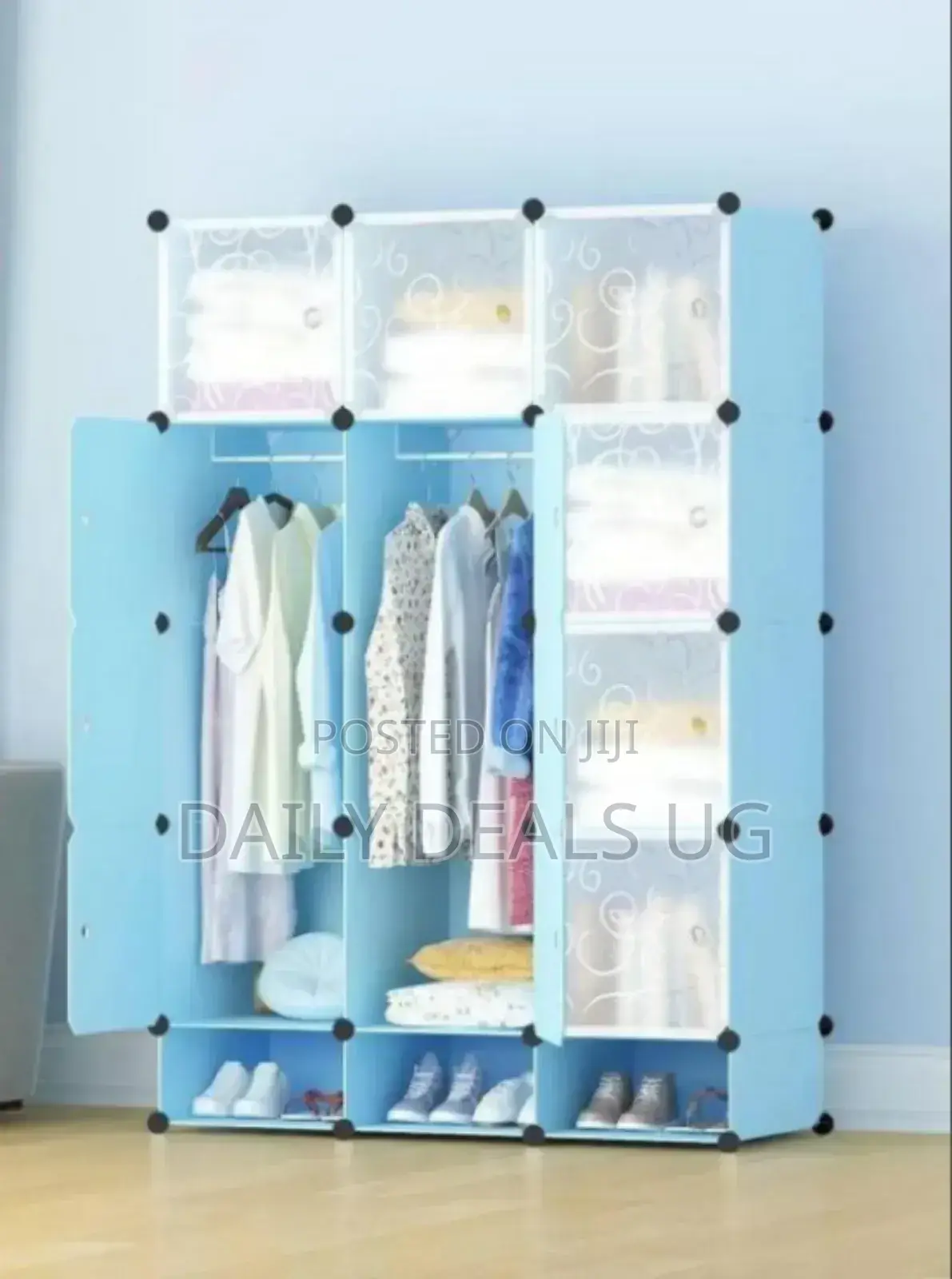 Plastic Clothes Wardrobe