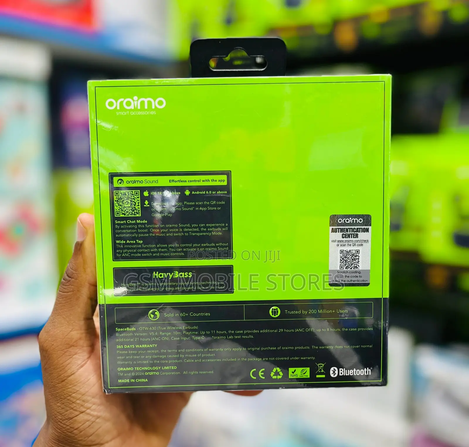 Oraimo Spacebuds Hybrid ANC Customized Voice Prompt