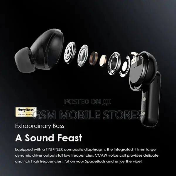 Oraimo Spacebuds Hybrid ANC Customized Voice Prompt