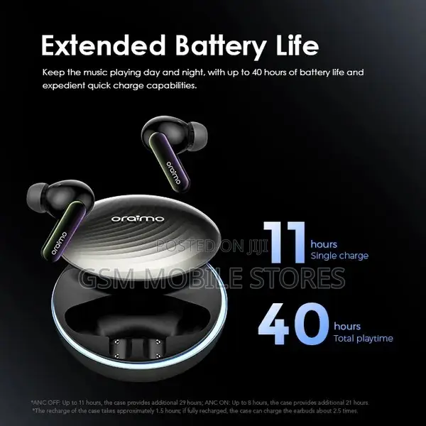 Oraimo Spacebuds Hybrid ANC Customized Voice Prompt