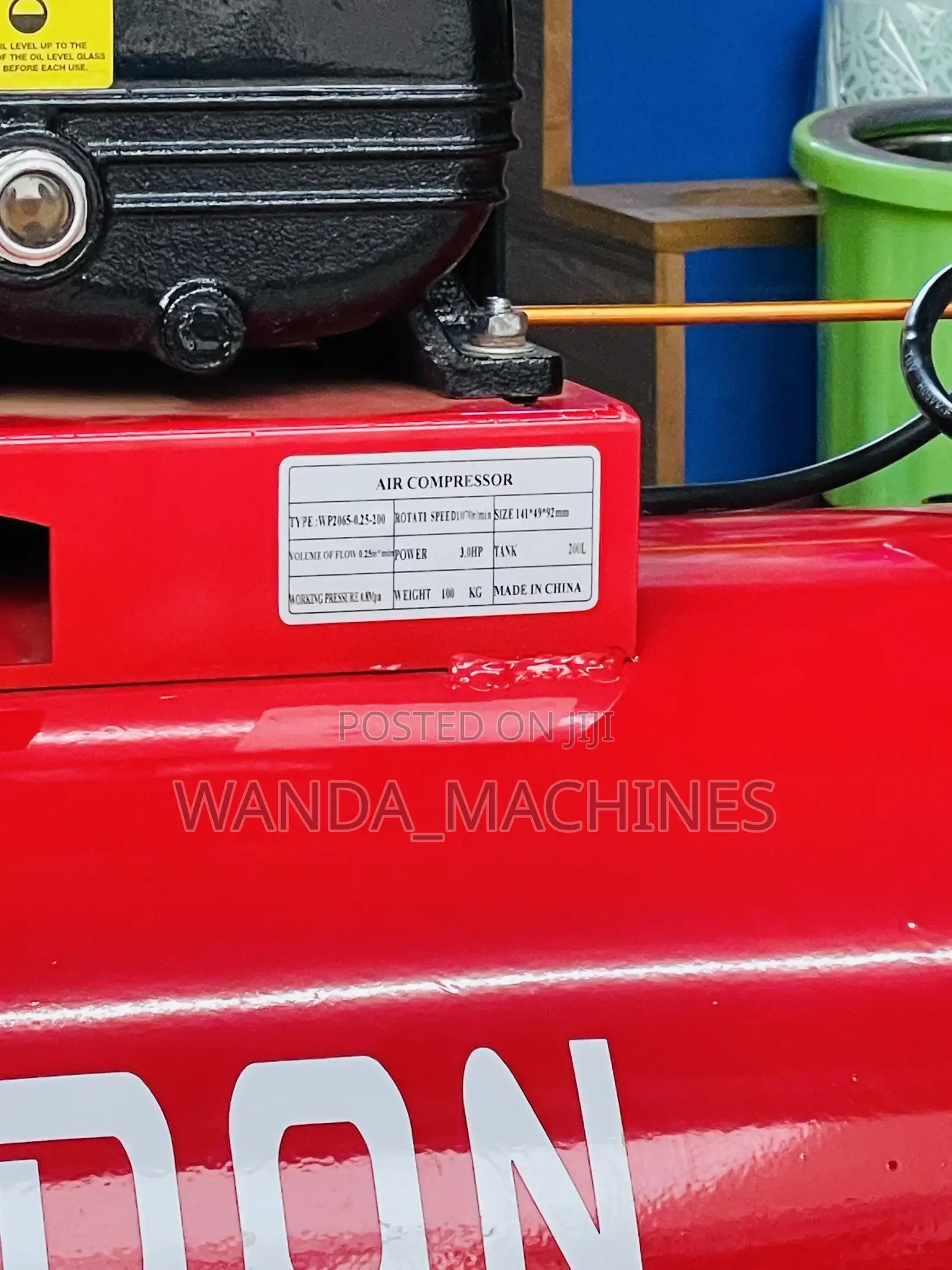 Electric Air Compressor 200L Edon Brand