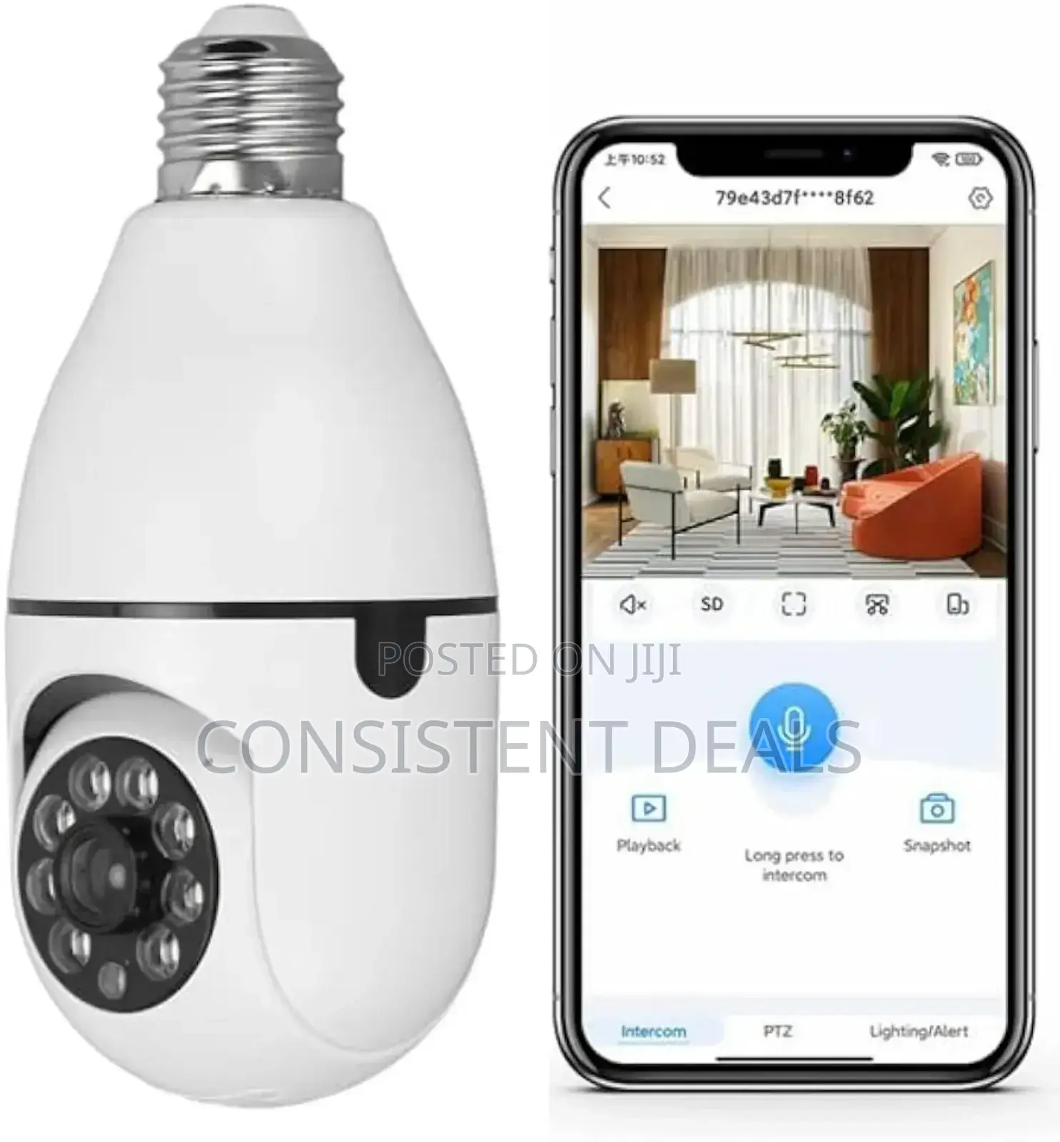Wifi Light Bulb Camera