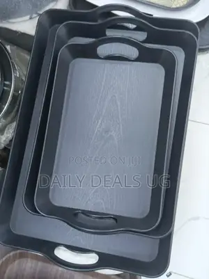 Black Serving Tray