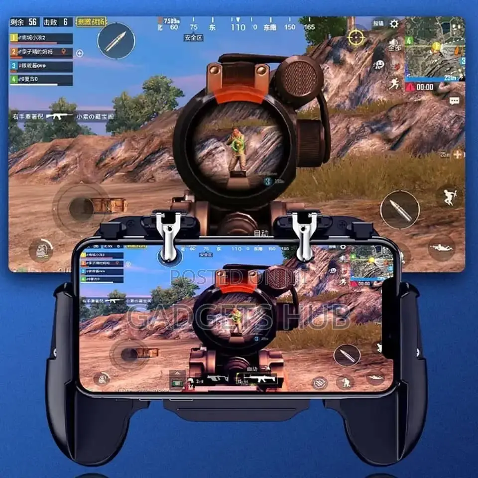 Smartphone Gamepad With Fan Trigger Handle Gaming Trigger