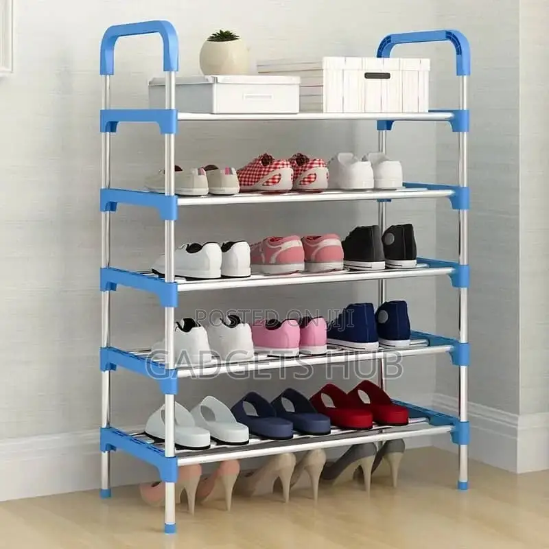 Simple Multi-Layer Shoe Rack Stainless Steel Shoe Organizer