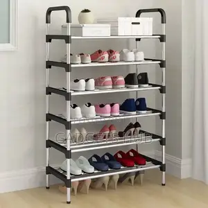 Simple Multi-Layer Shoe Rack Stainless Steel Shoe Organizer