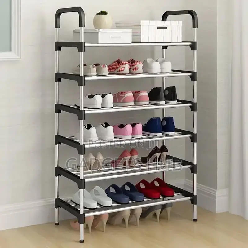 Simple Multi-Layer Shoe Rack Stainless Steel Shoe Organizer