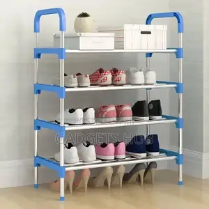 Simple Multi-Layer Shoe Rack Stainless Steel Shoe Organizer