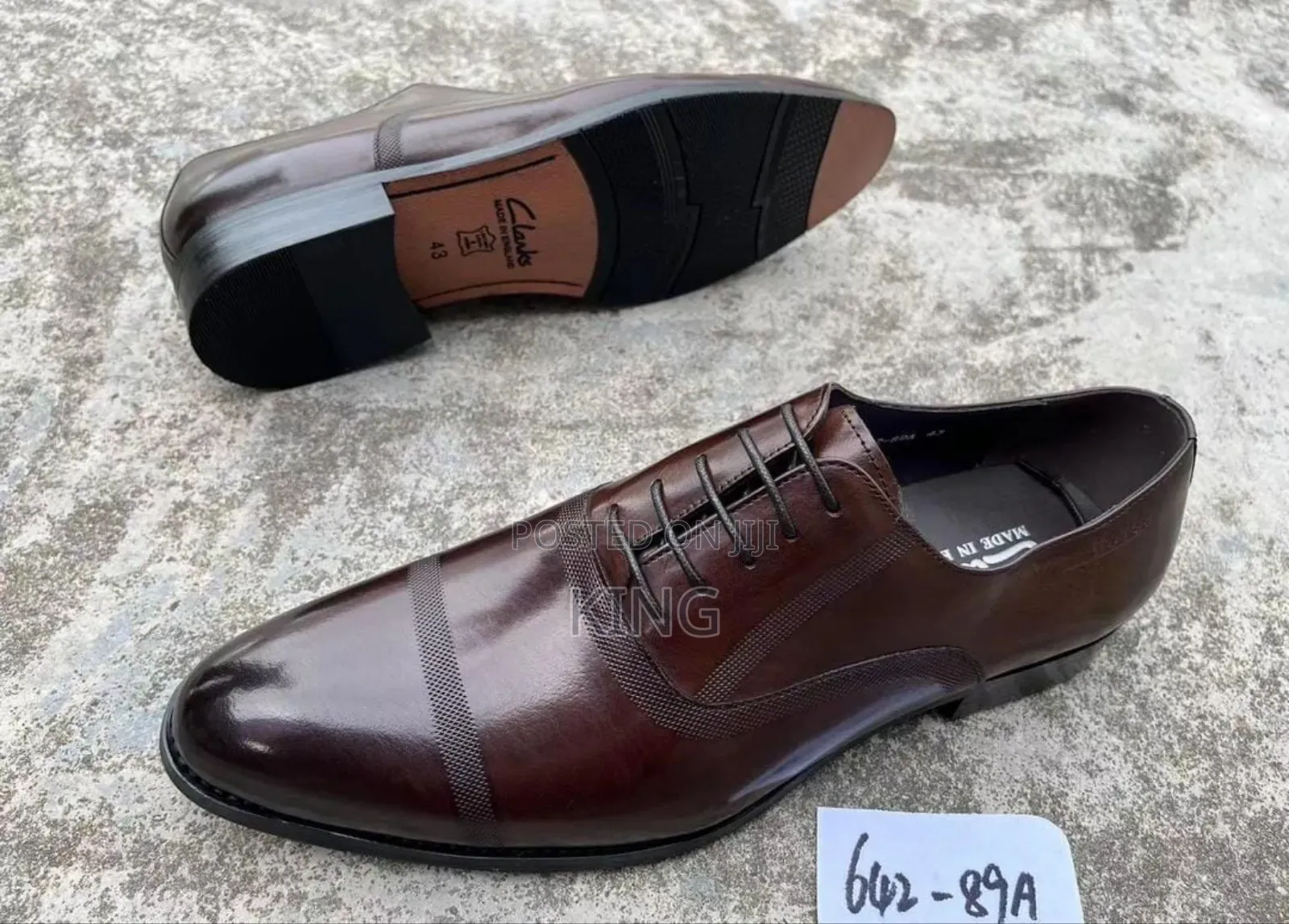 Classic Premium Leather Shoes. Clarks