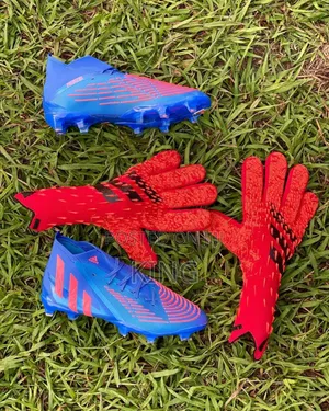 Adidas Predator Football Boots X Pro Goalkeeper Gloves.