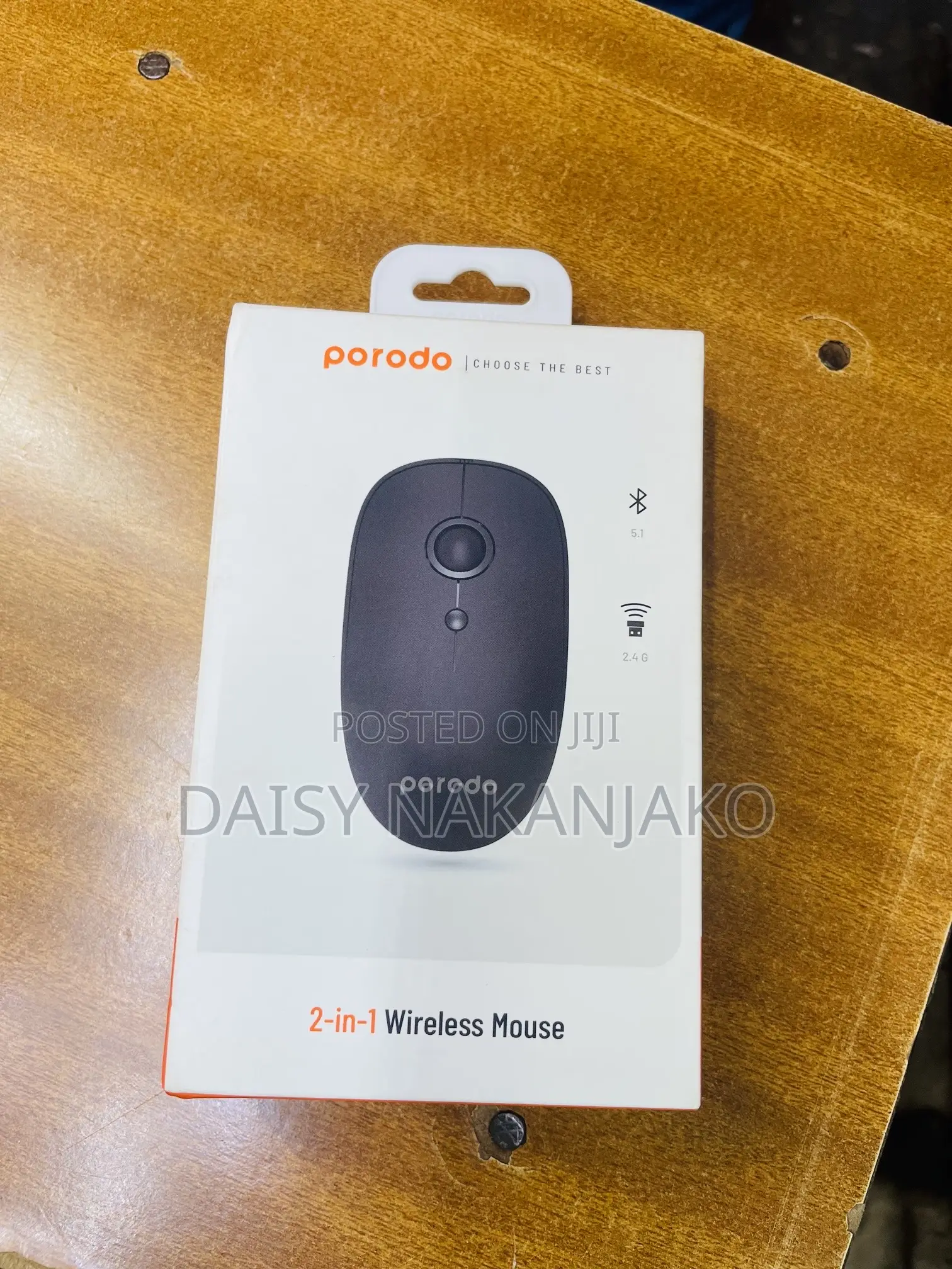 Porodo 2in 1 Wireless Mouse