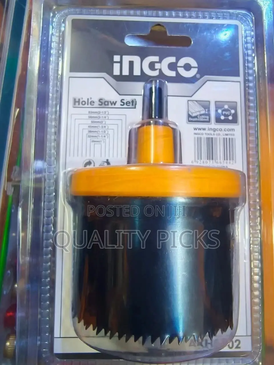 Ingco Hole Saw Set (07pcs Sheet)